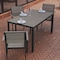 Flash Furniture Gray/Gray 55in x 31in Outdoor Patio Dining Table SB-TB269-GRY-GG - alternate 7